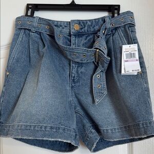 Michael Kors Blue Denim Women's Shorts